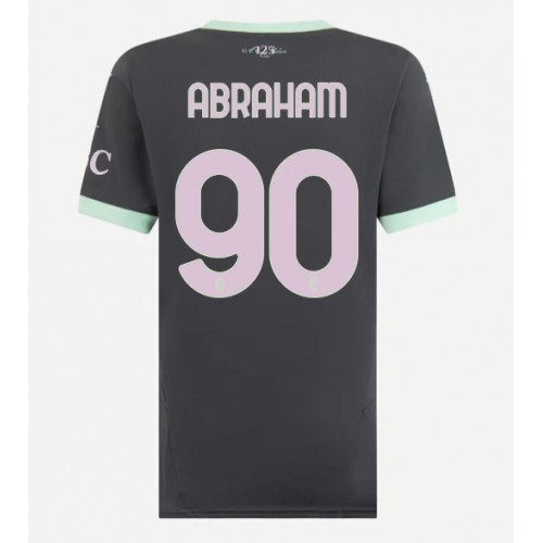 Fotbalové Dres AC Milan Tammy Abraham #90 Dámské Alternativní 2024-25 Krátký Rukáv